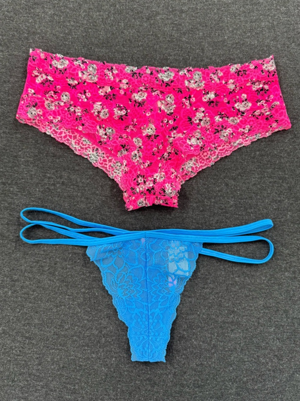 Pink Victoria's Secret Bundle Of 2 Pairs Of Women's Underwear Size Large NWT